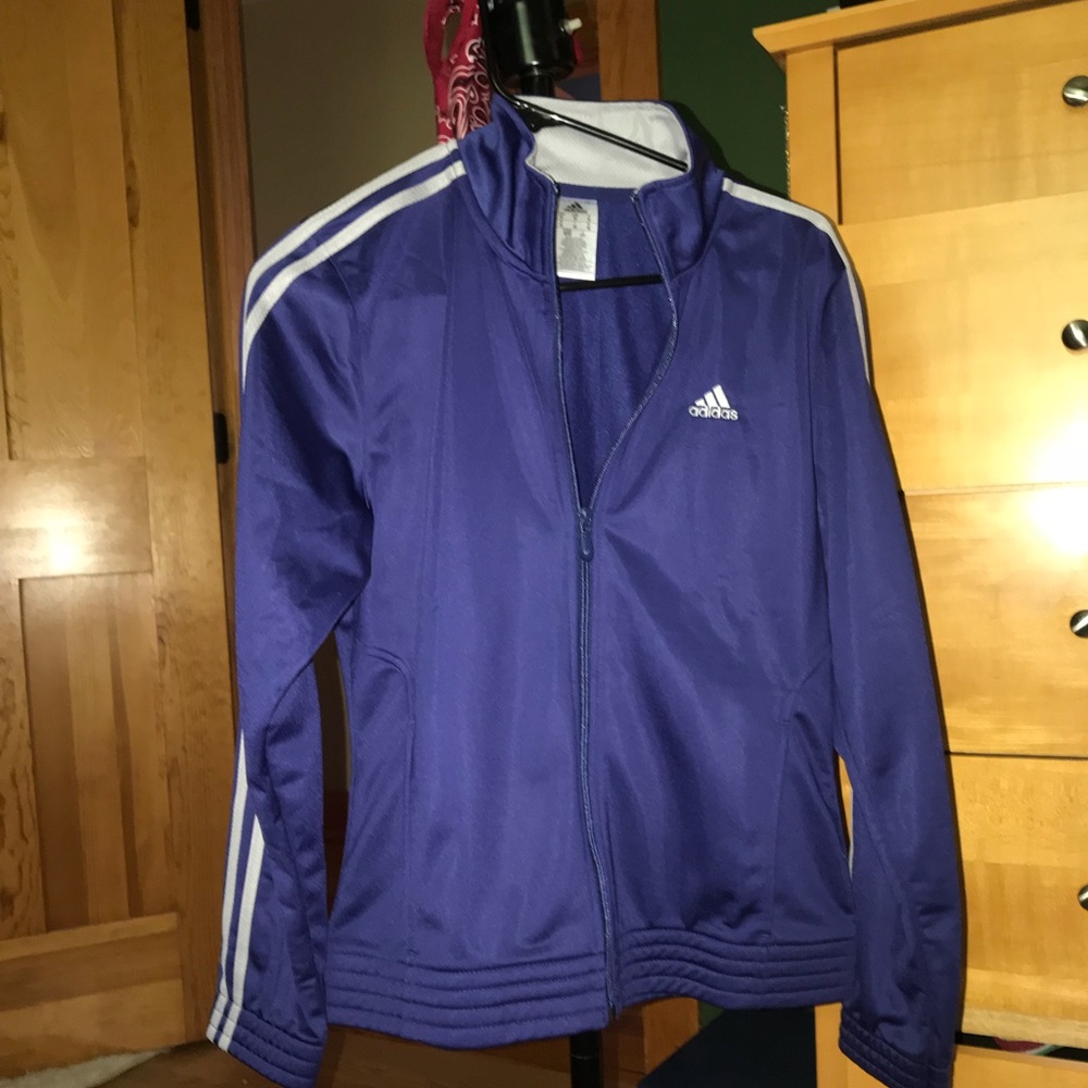 Warm up zip up jacket